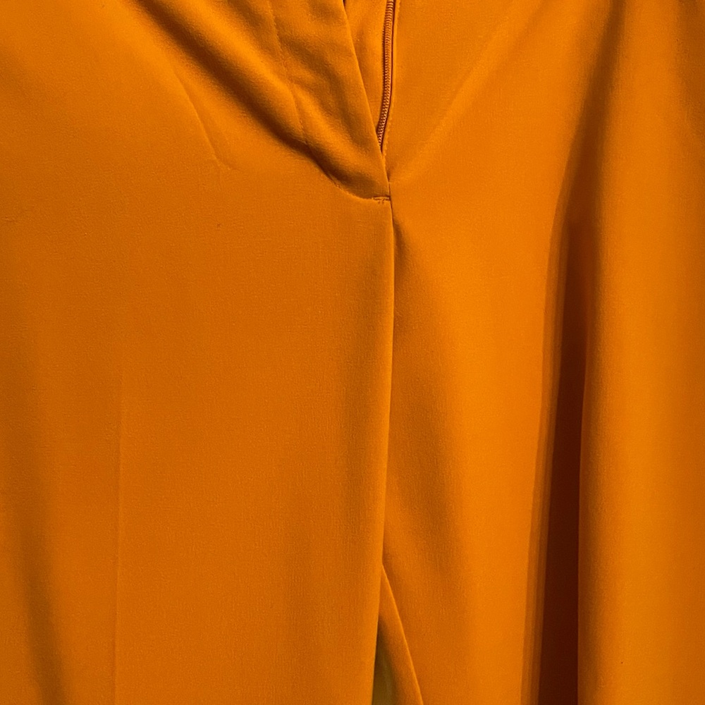 New York & Company Bright Orange Wide Leg Pants